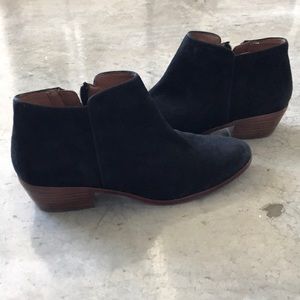 Sam Edelman Black Suede Boots